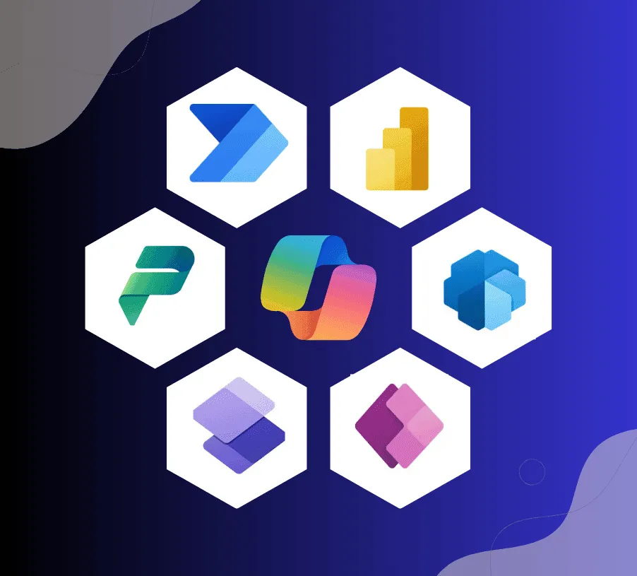 Microsoft Power Platform and Copilot product icons