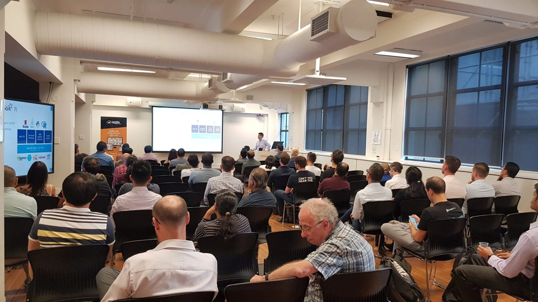 Audience at the Sydney Databricks Meetup