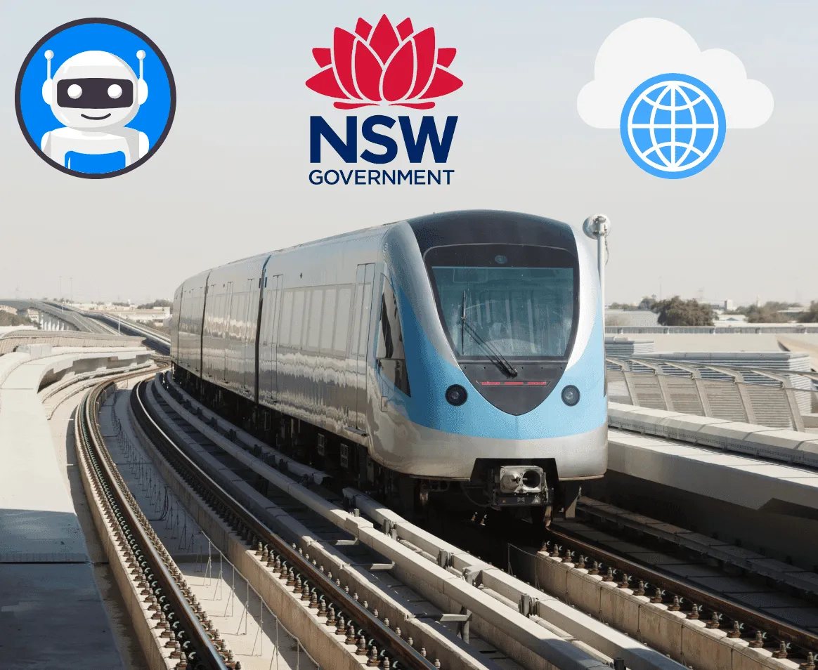 Odie helpdesk bot artwork for Transport for NSW Open Data