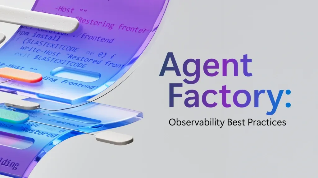 Agent observability across an enterprise AI workflow