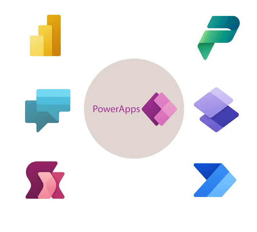 Developer combining coded components with a governed low-code workflow