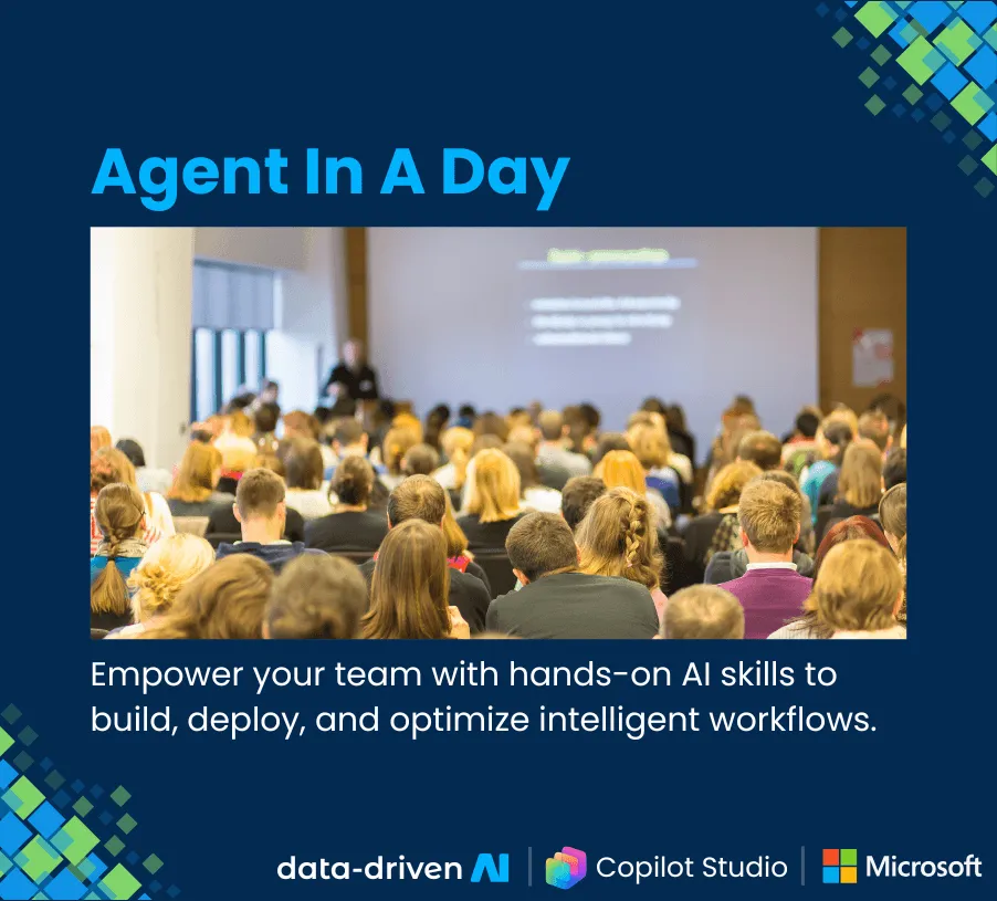 Workshop artwork for the Agent in a Day session