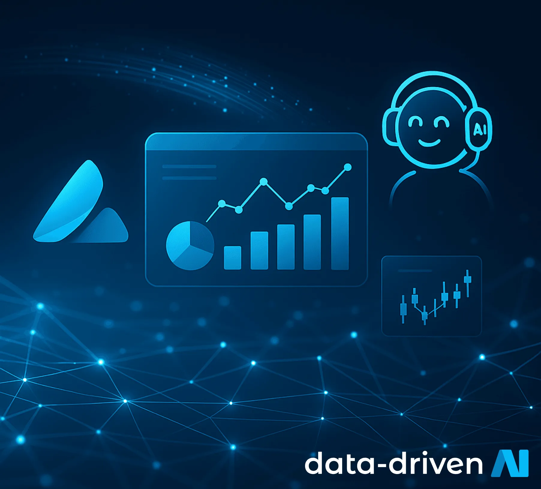 Enterprise team reviewing connected data and AI systems