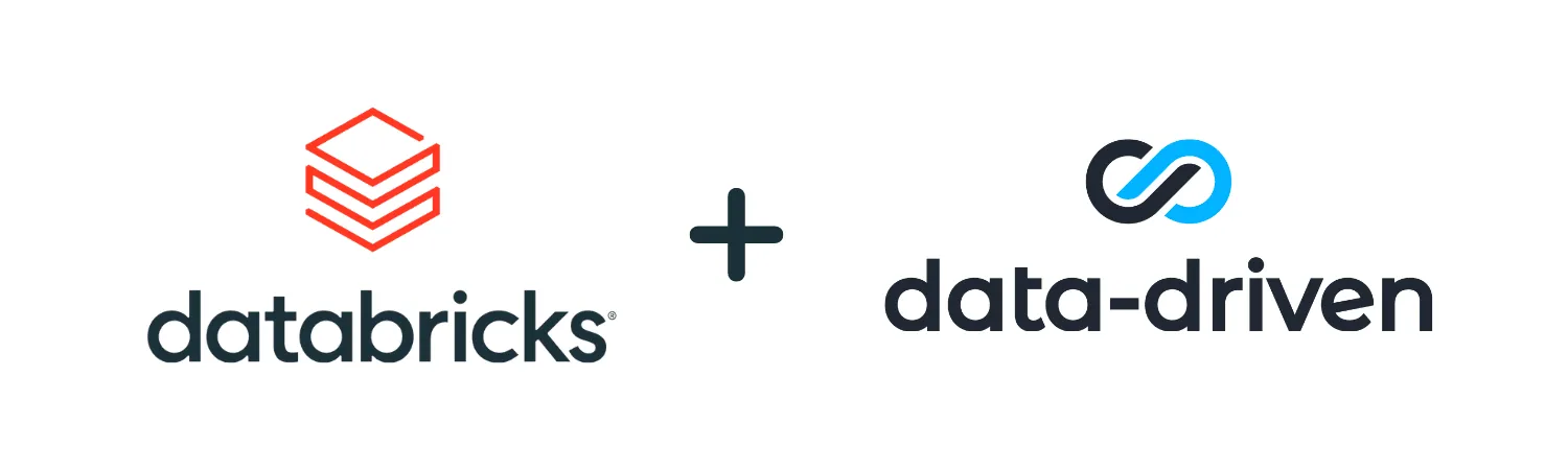 Databricks and Data-Driven partnership artwork published in 2020