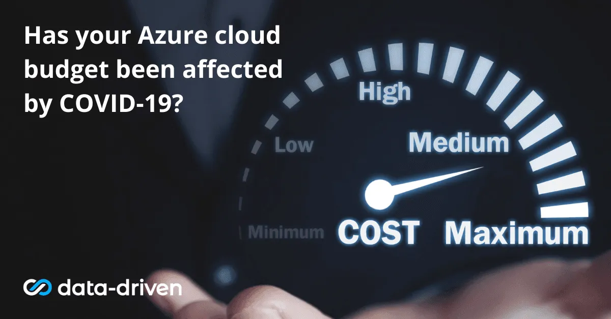 Azure cost chart from a pandemic-era cloud budget article
