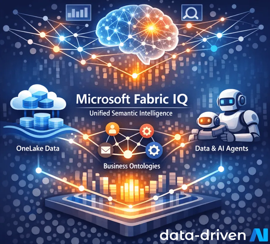 Business concepts and relationships connected through Microsoft Fabric IQ