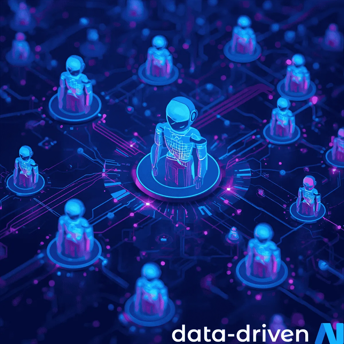 Agent integration pattern connecting tools, data, agents, and policy checks