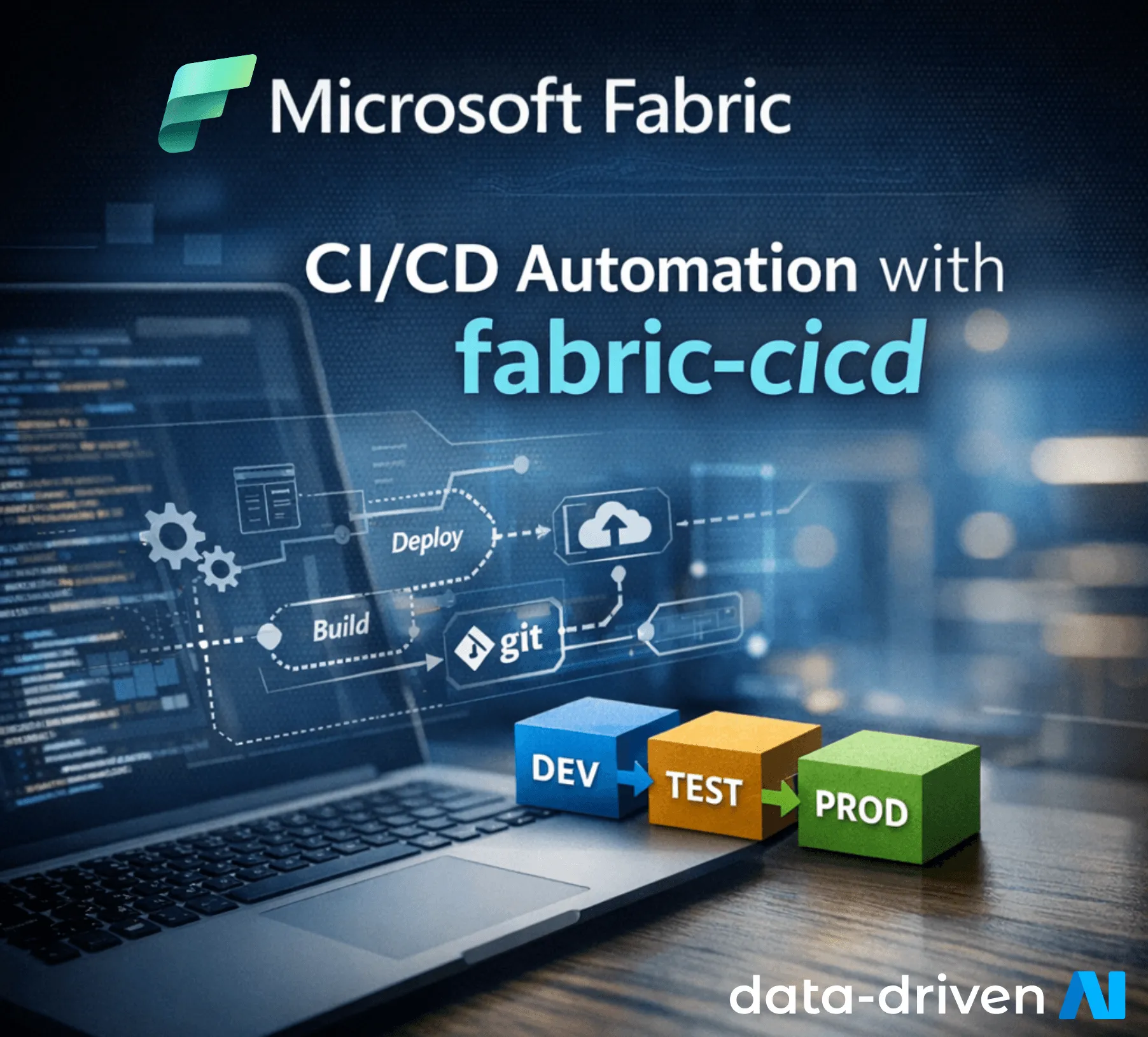 Microsoft Fabric CI/CD deployment workflow